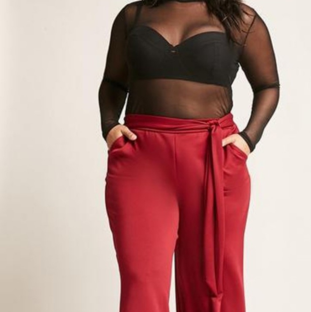 ❤👖Plus Size Red Palazzo Pant👖❤